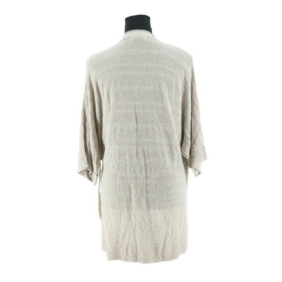 Rachel Zoe Linen Blend Beige Cardigan - Size S - Picture 4 of 7